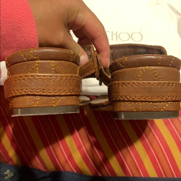 Brown Quilt Leather Christian Dior Sandals - Picture 4 of 5